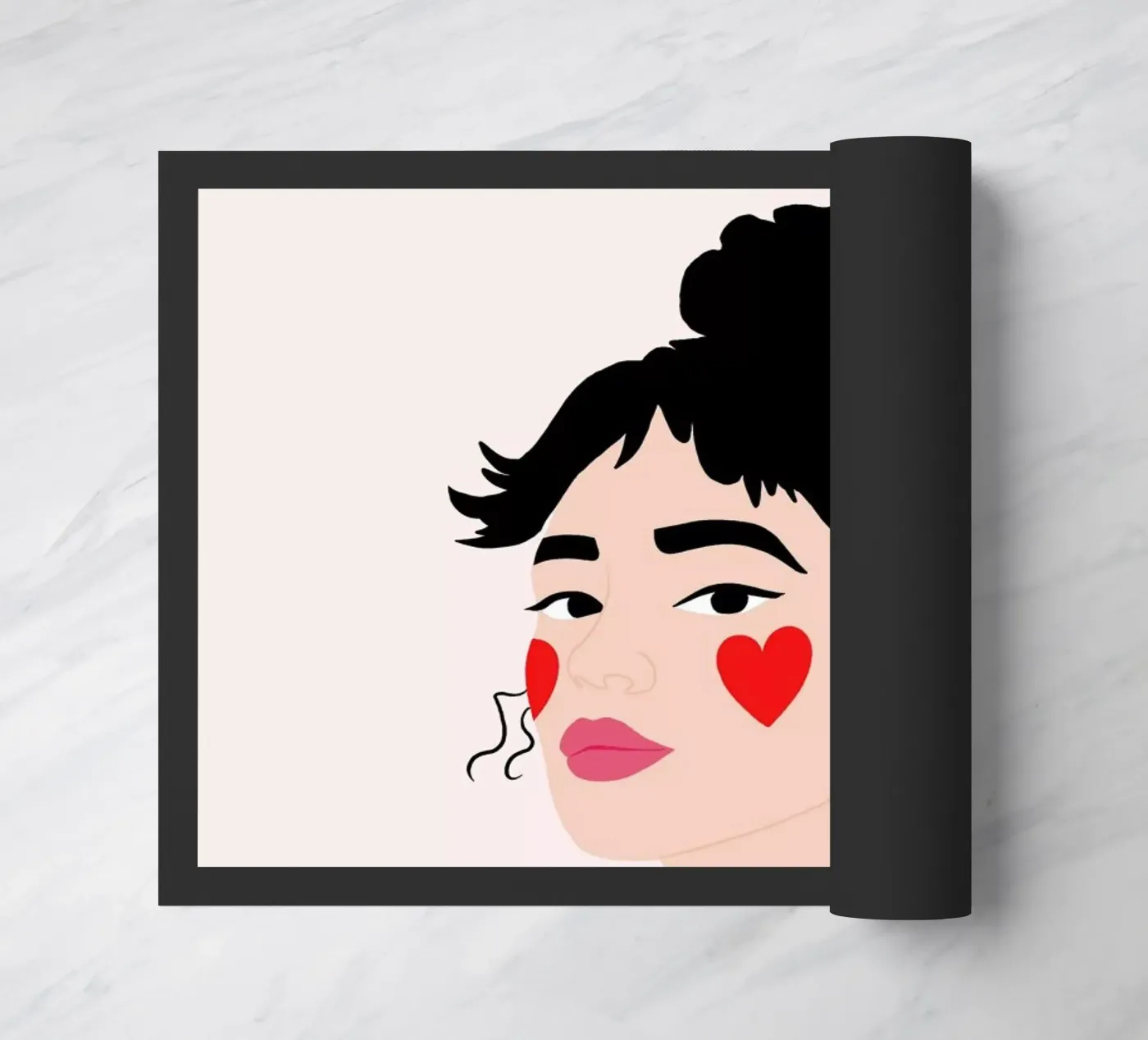 Blush doormat by Céleste Wallaert