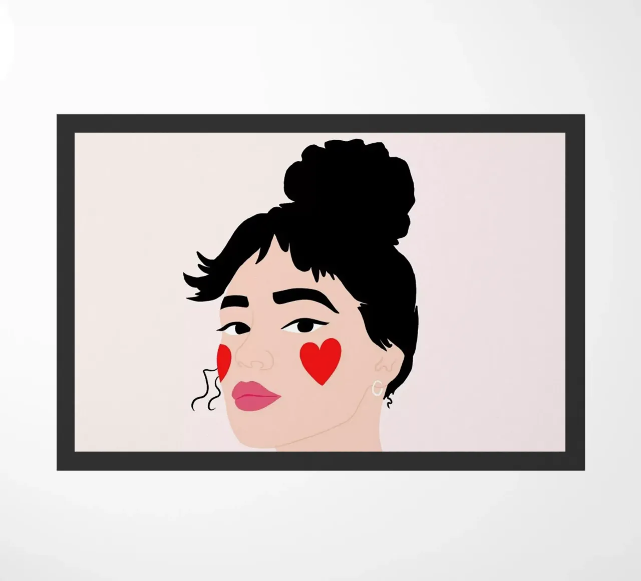 Blush doormat by Céleste Wallaert