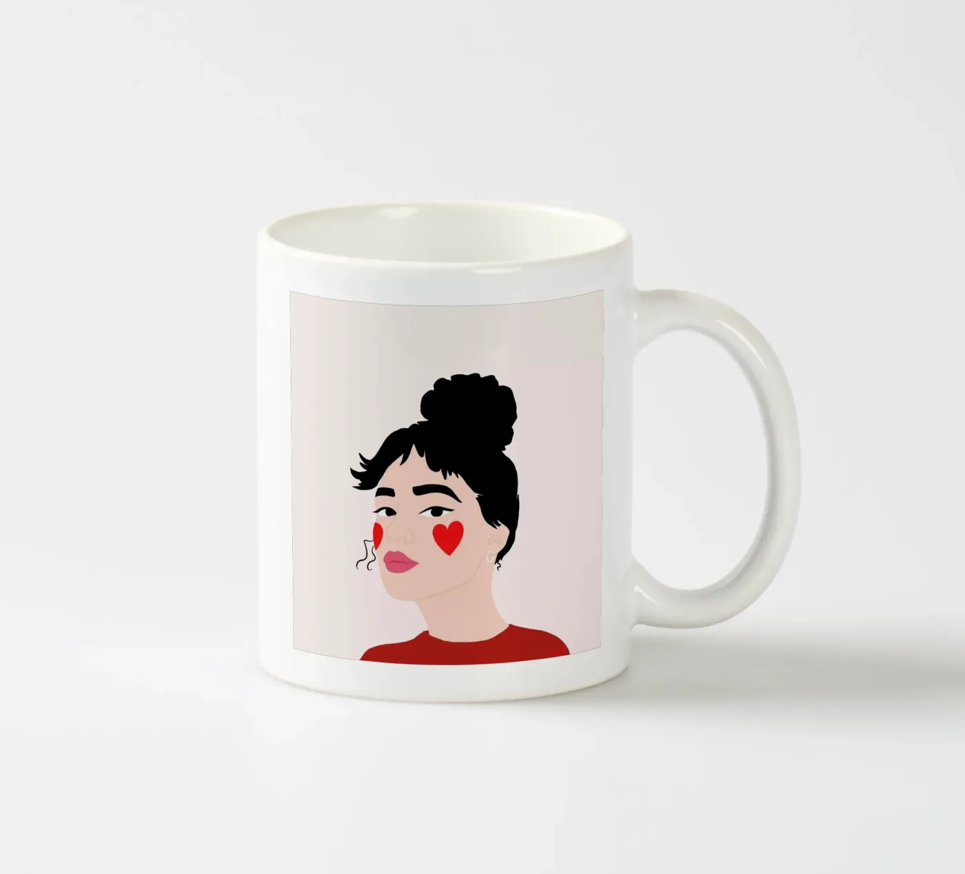 Blush ceramic mug by Céleste Wallaert