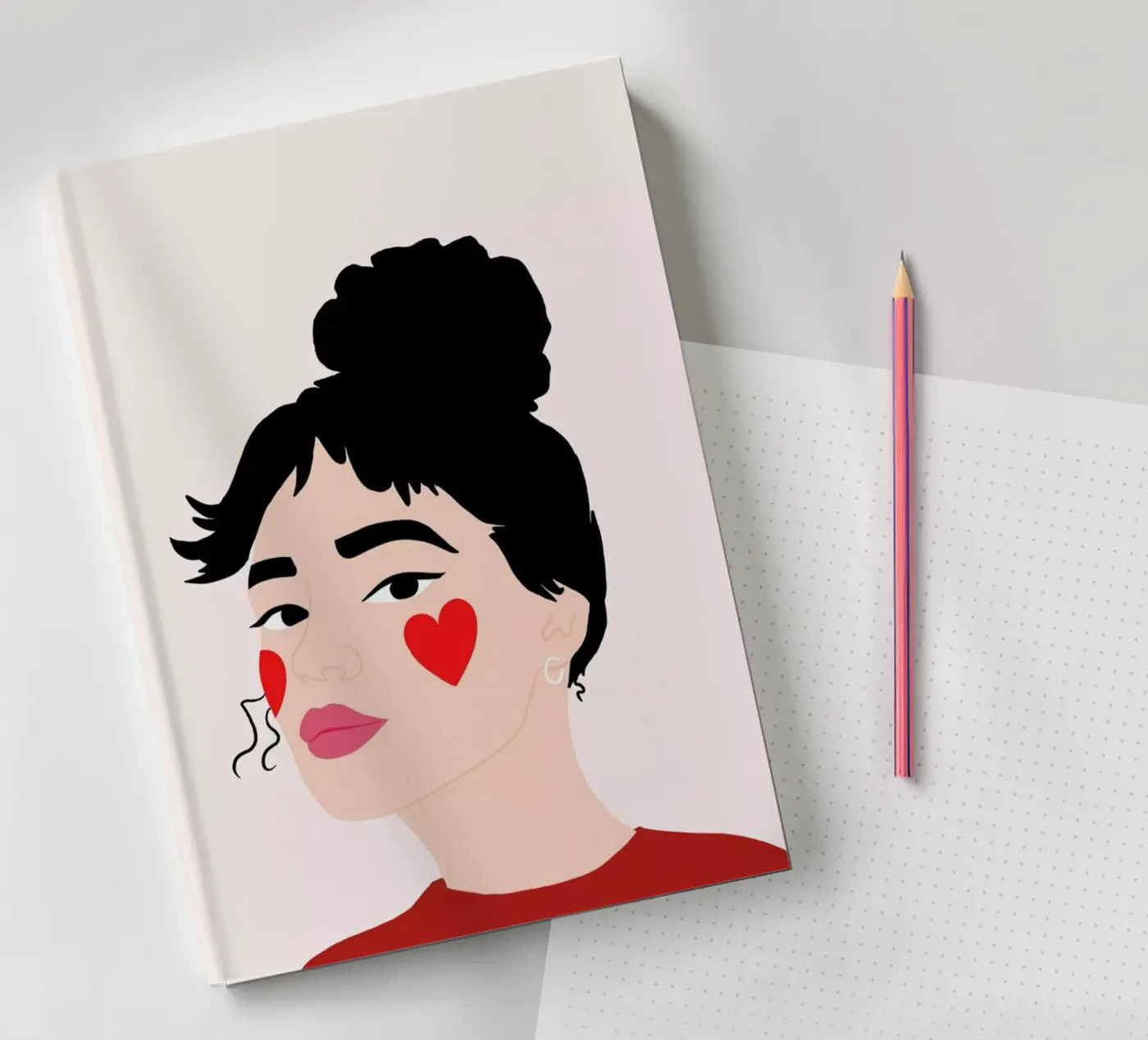 Blush notebook by Céleste Wallaert