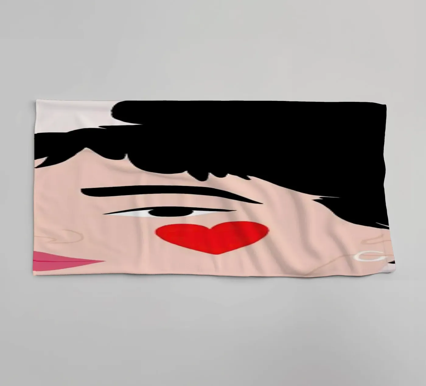 Blush badhanddoek van Céleste Wallaert