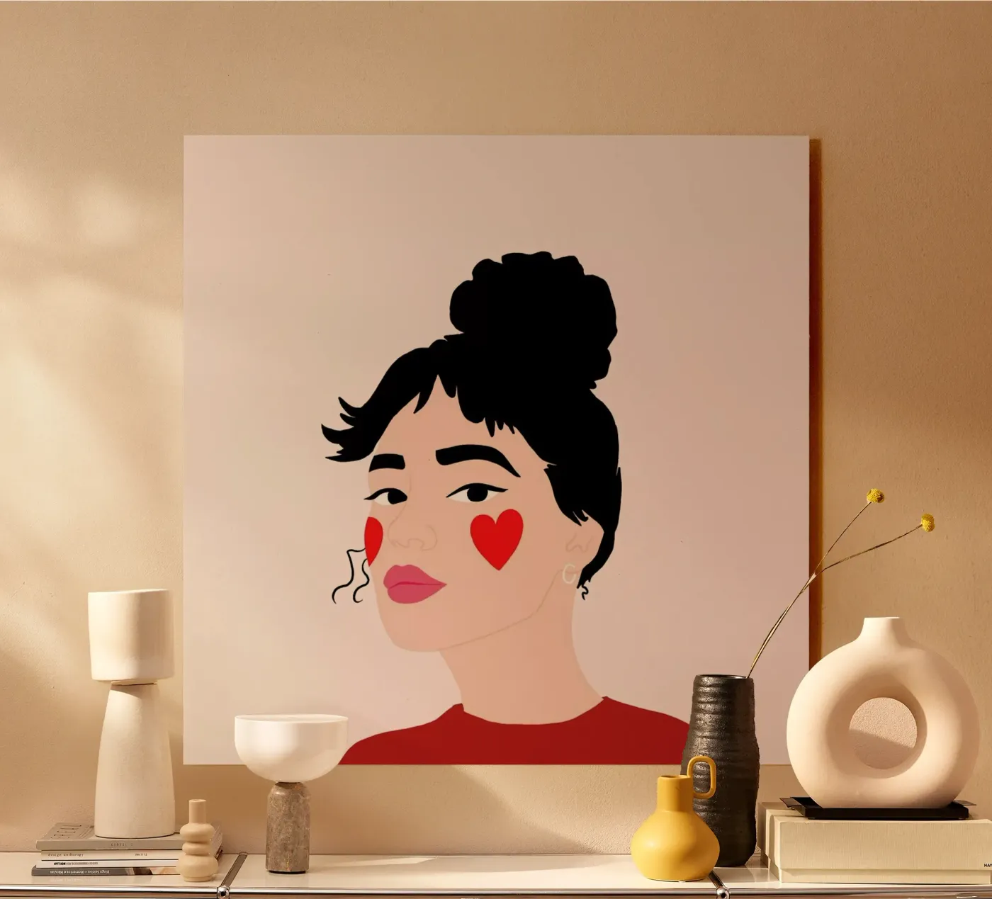 Blush plexiglass da Céleste Wallaert