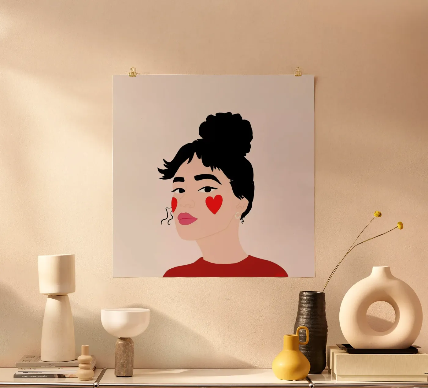 Blush poster van Céleste Wallaert