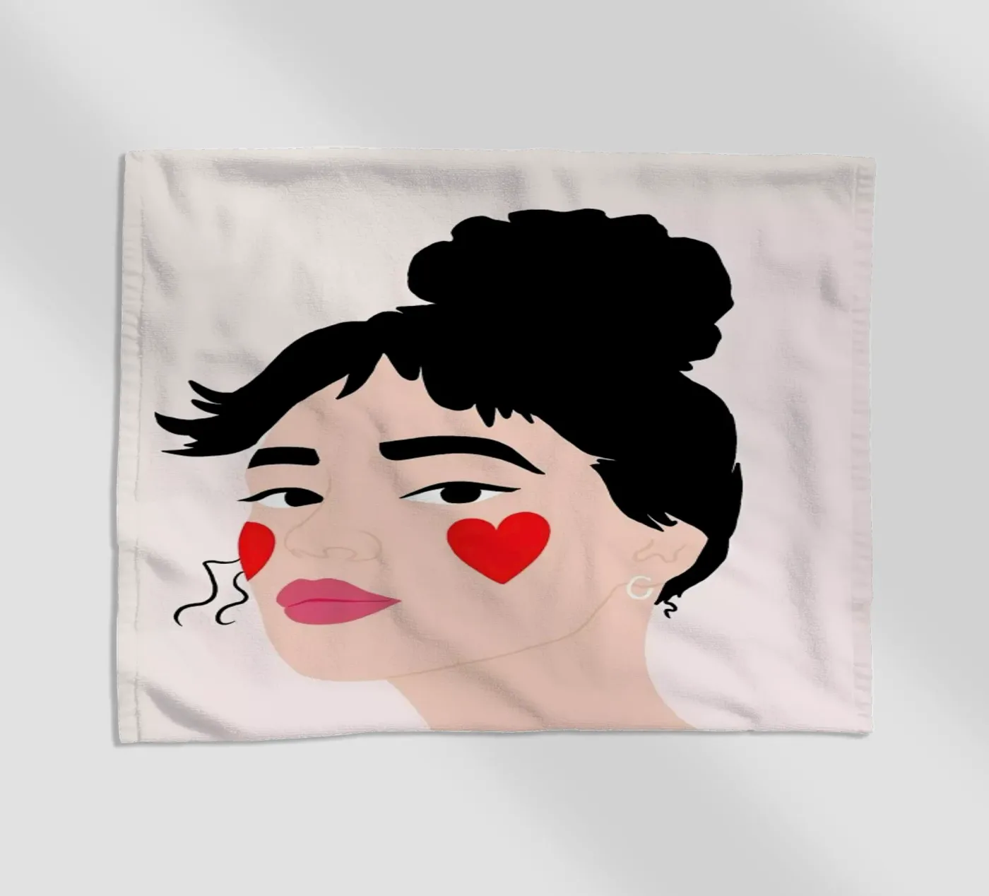 Blush strandhanddoek van Céleste Wallaert