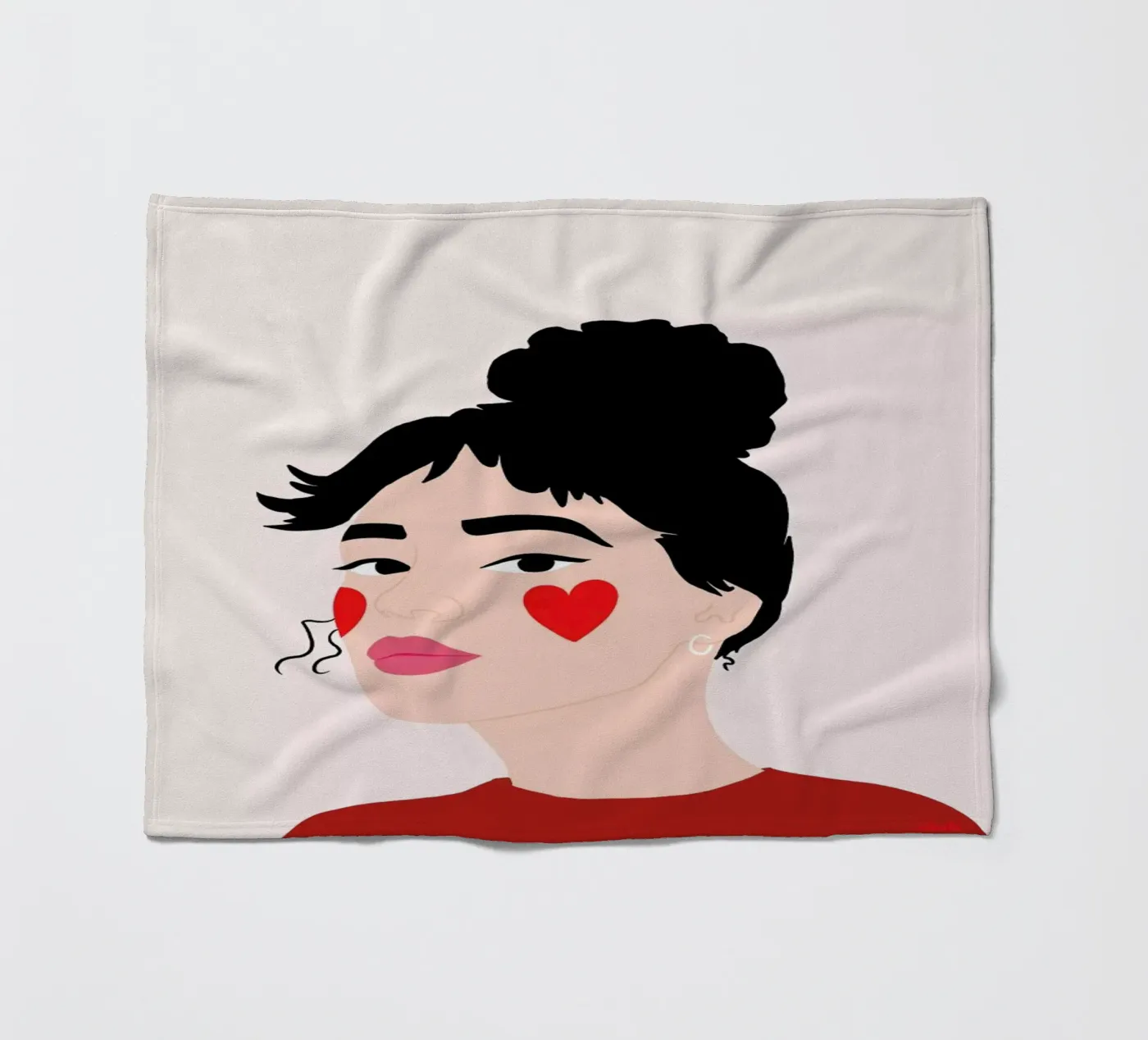 Blush coperta in pile da Céleste Wallaert