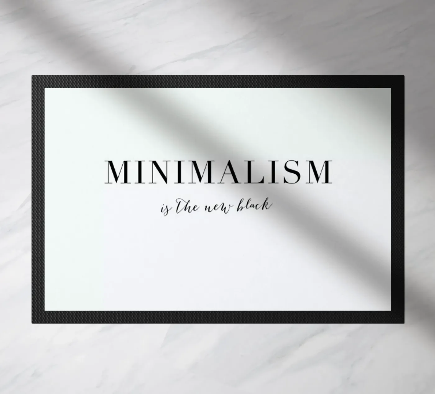 Minimalism deurmat van Amy & Kurt