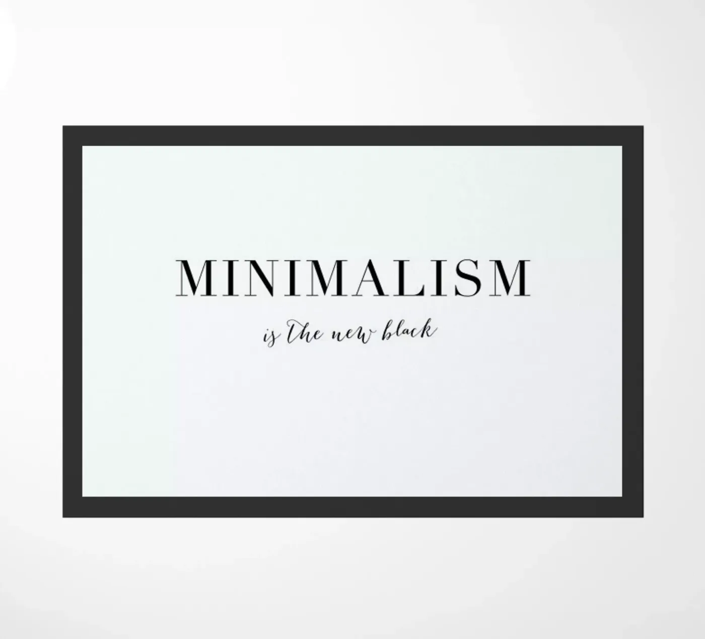 Minimalism deurmat van Amy & Kurt