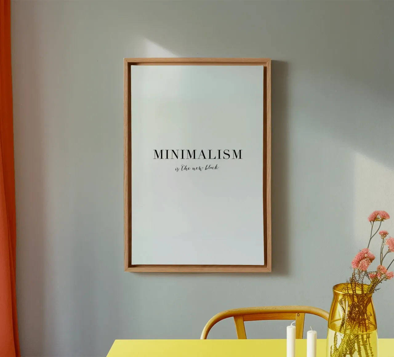 Minimalism tela da Amy & Kurt