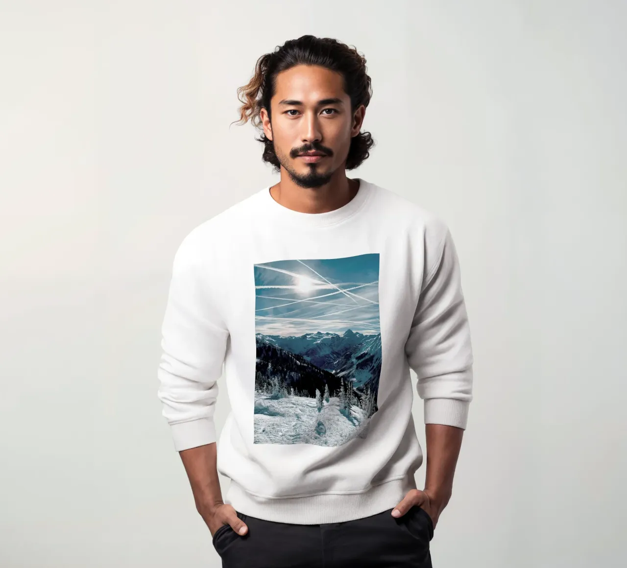 Austrian Alps in Winter felpa da Sebastian Hilgetag