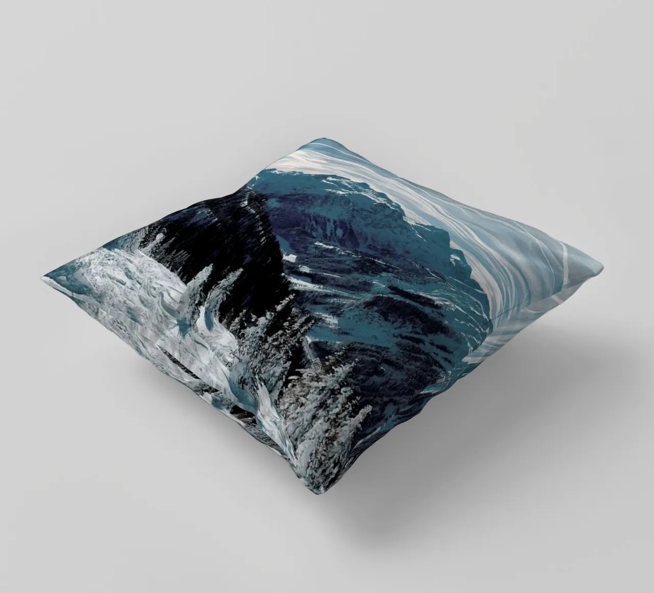 Austrian Alps in Winter cuscino da Sebastian Hilgetag