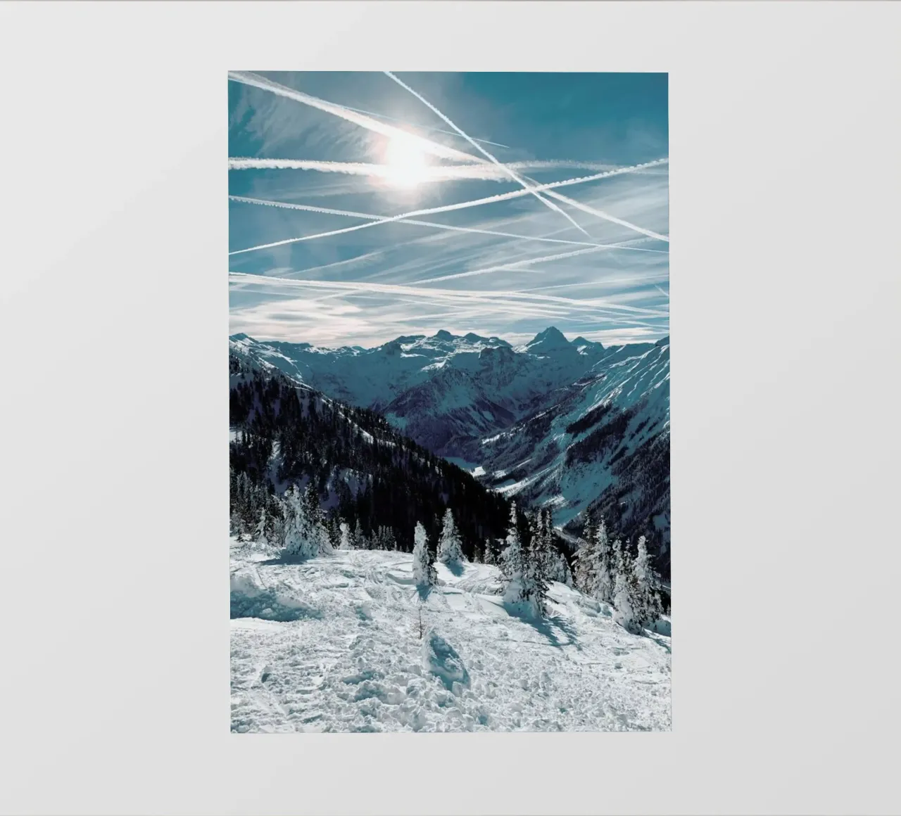 Austrian Alps in Winter pellicola backlit da Sebastian Hilgetag