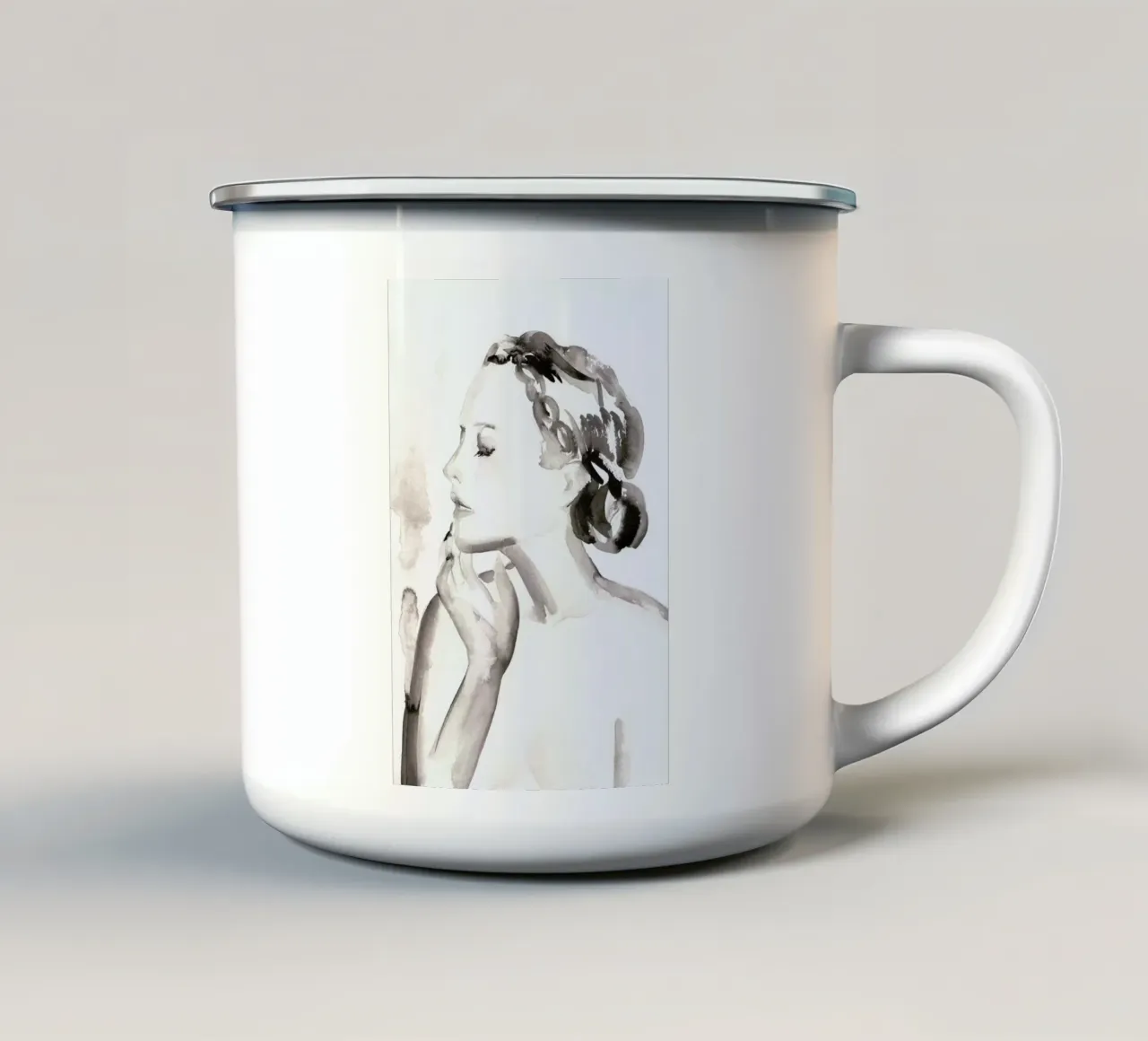 Gently Does It emaille mok van Victoria Verbaan