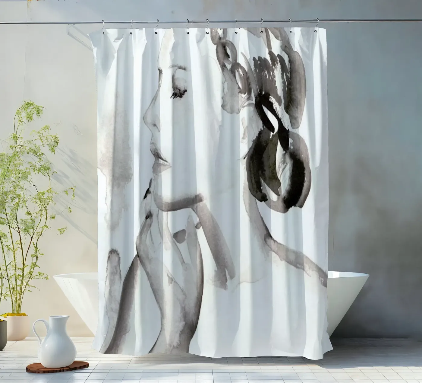 Gently Does It douchegordijn van Victoria Verbaan