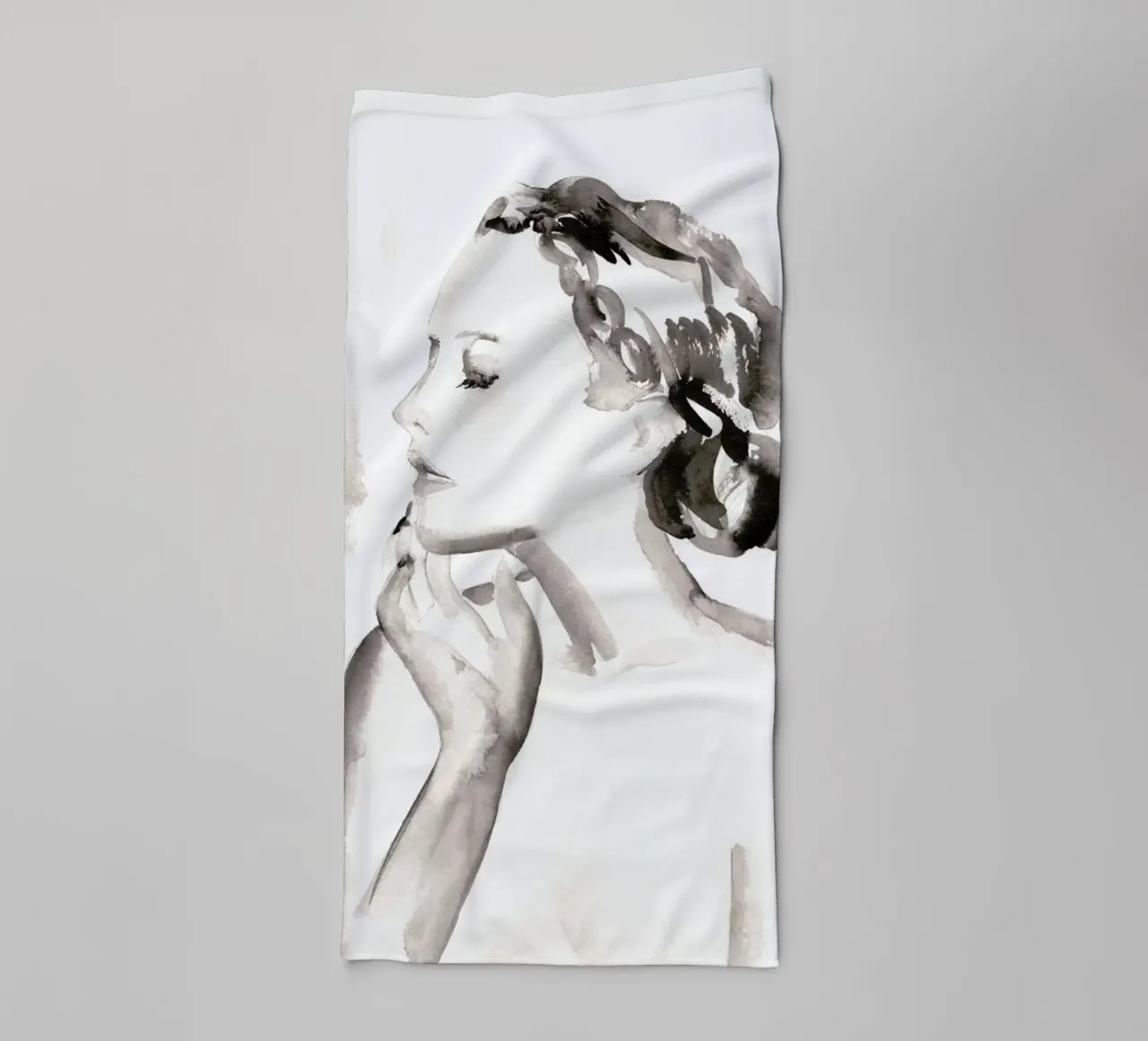 Gently Does It badhanddoek van Victoria Verbaan