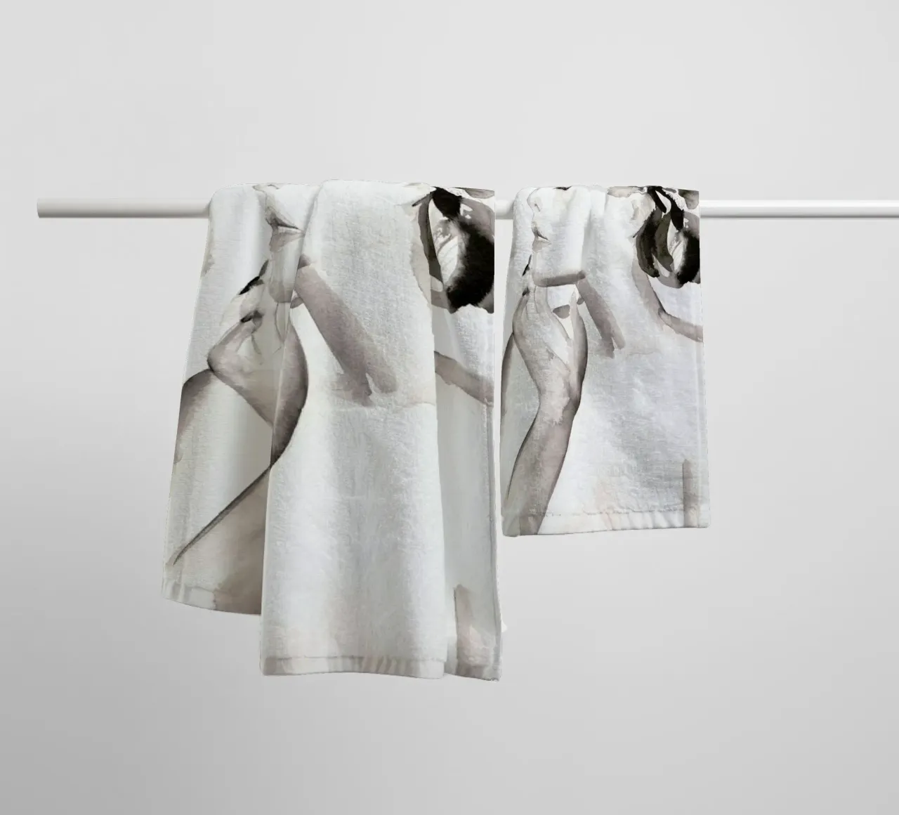 Gently Does It badhanddoek van Victoria Verbaan