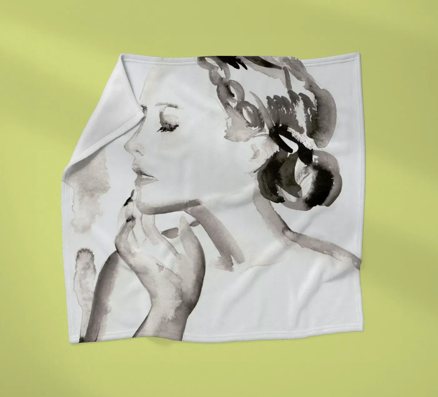 Gently Does It fleece blanket by Victoria Verbaan