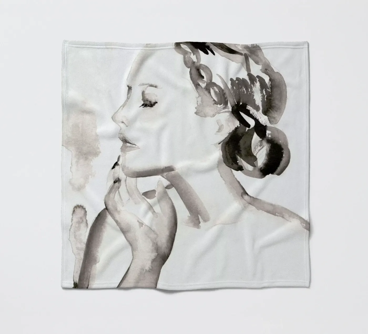 Gently Does It fleece blanket by Victoria Verbaan