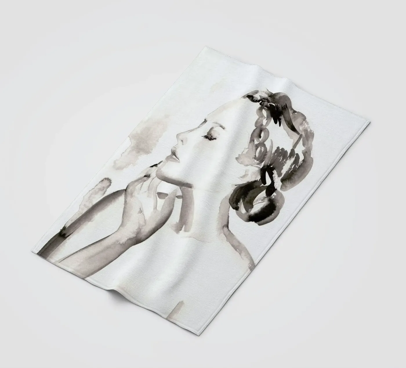 Gently Does It fleece blanket by Victoria Verbaan