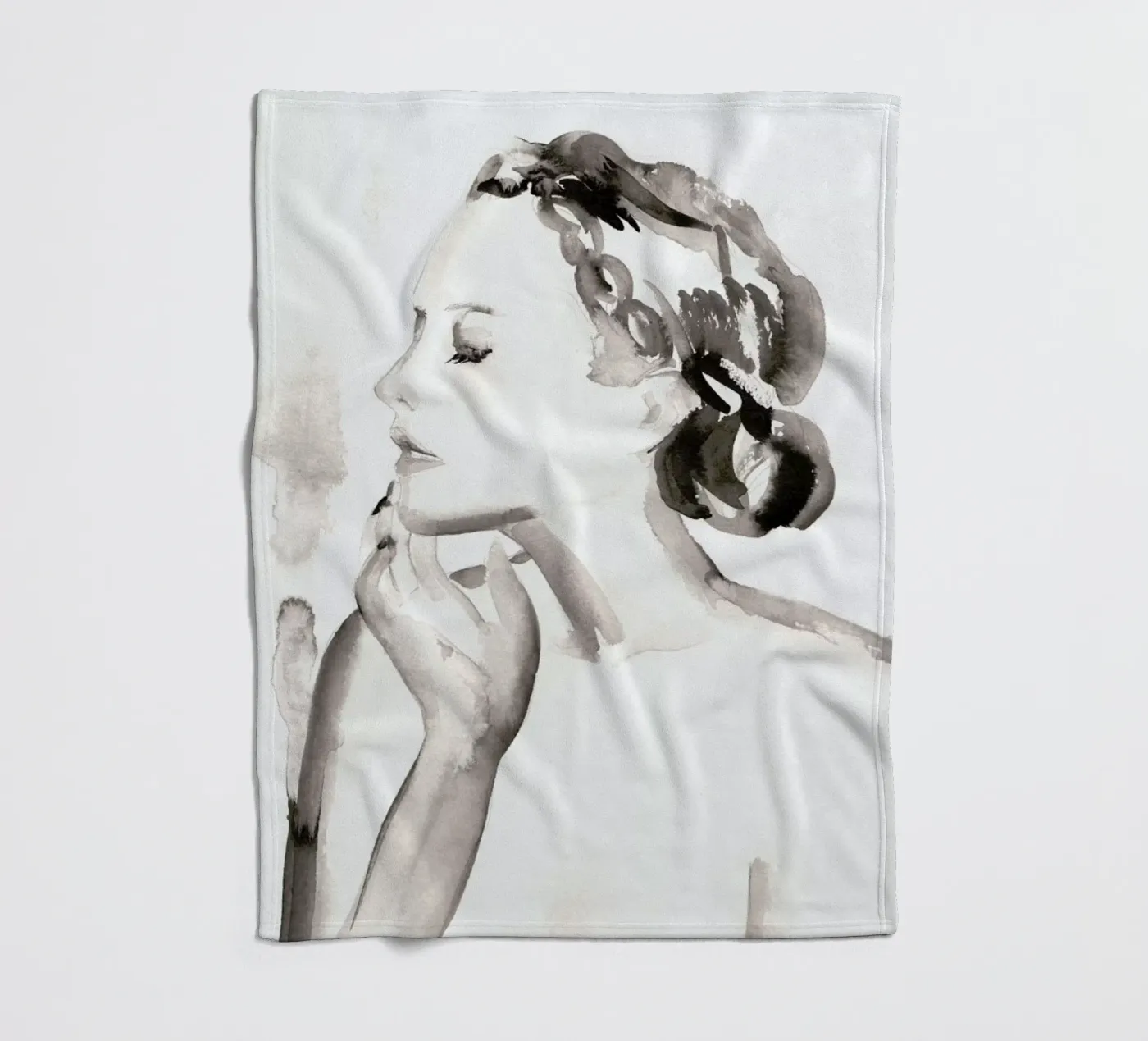Gently Does It fleece blanket by Victoria Verbaan