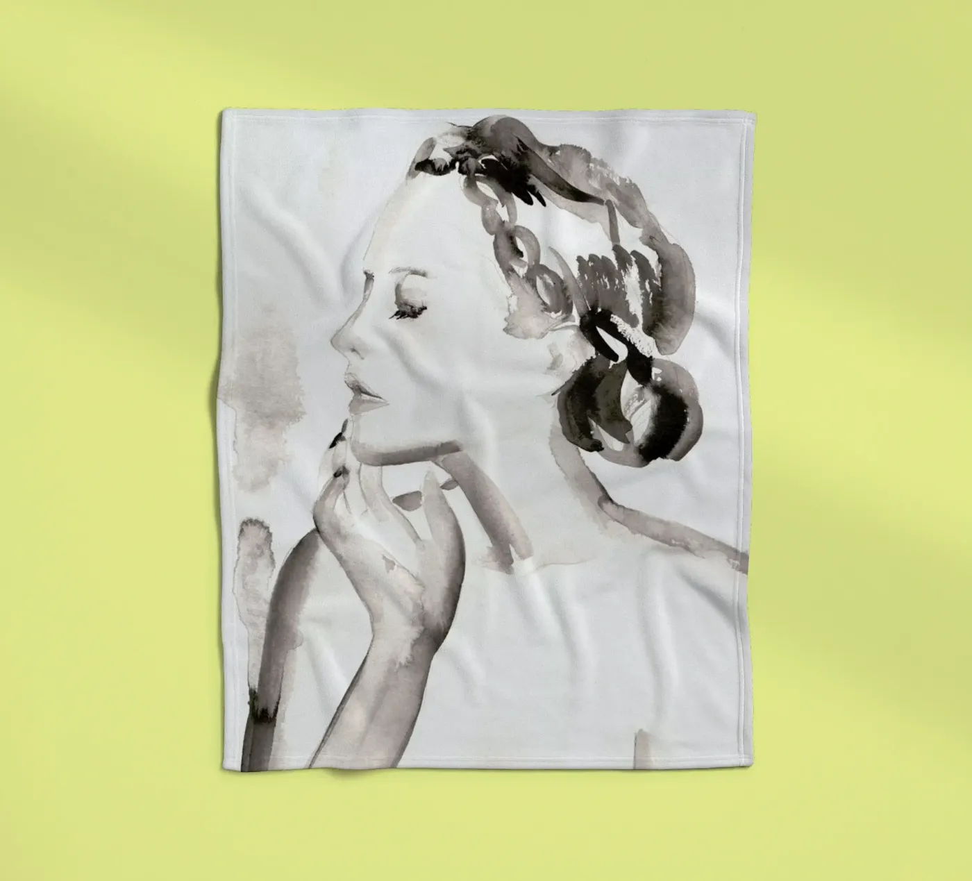 Gently Does It fleece blanket by Victoria Verbaan