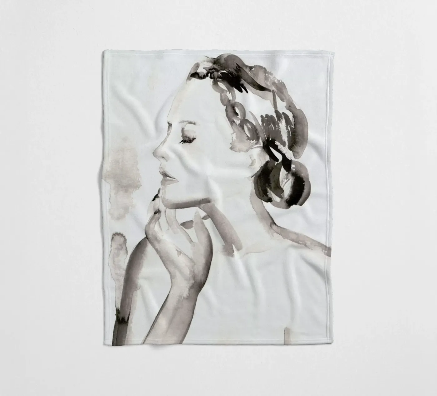 Gently Does It fleece blanket by Victoria Verbaan