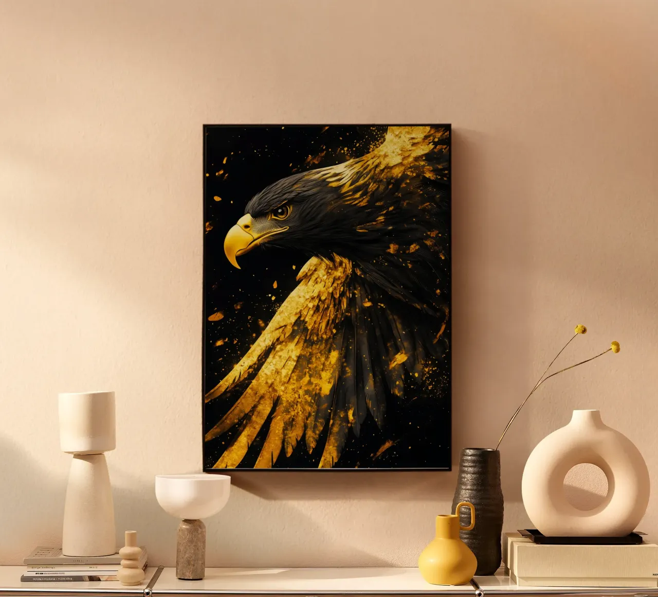 Golden eagle plexiglass da Justyna Jaszke JBJart
