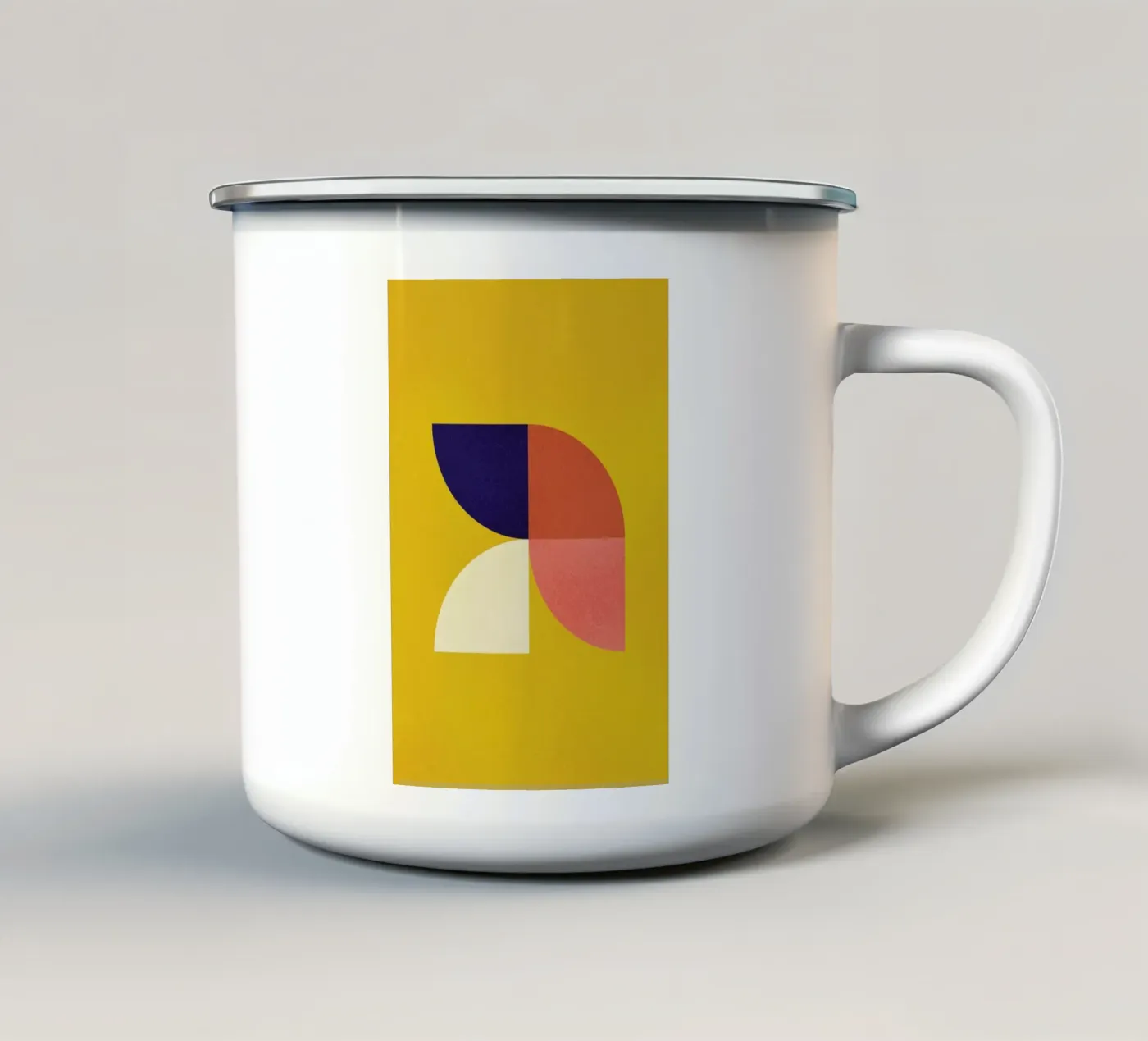 Tesolate enamel mug by daylight design studio