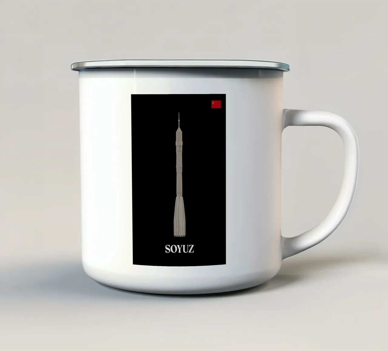 SOYUZ 1 tazza in smalto da Marc Schulthess