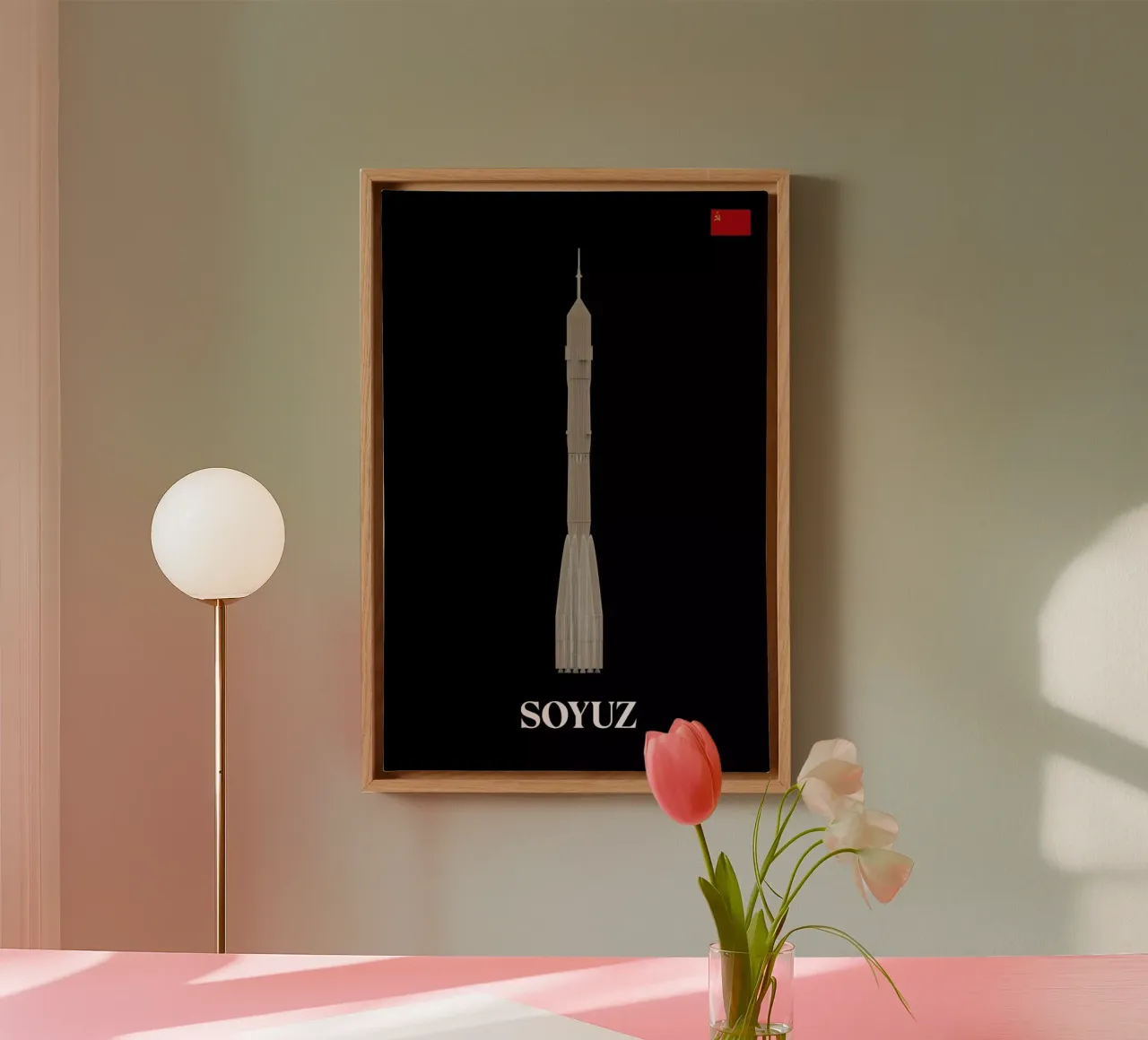 SOYUZ 1 tela con Cornice a cassetta da Marc Schulthess