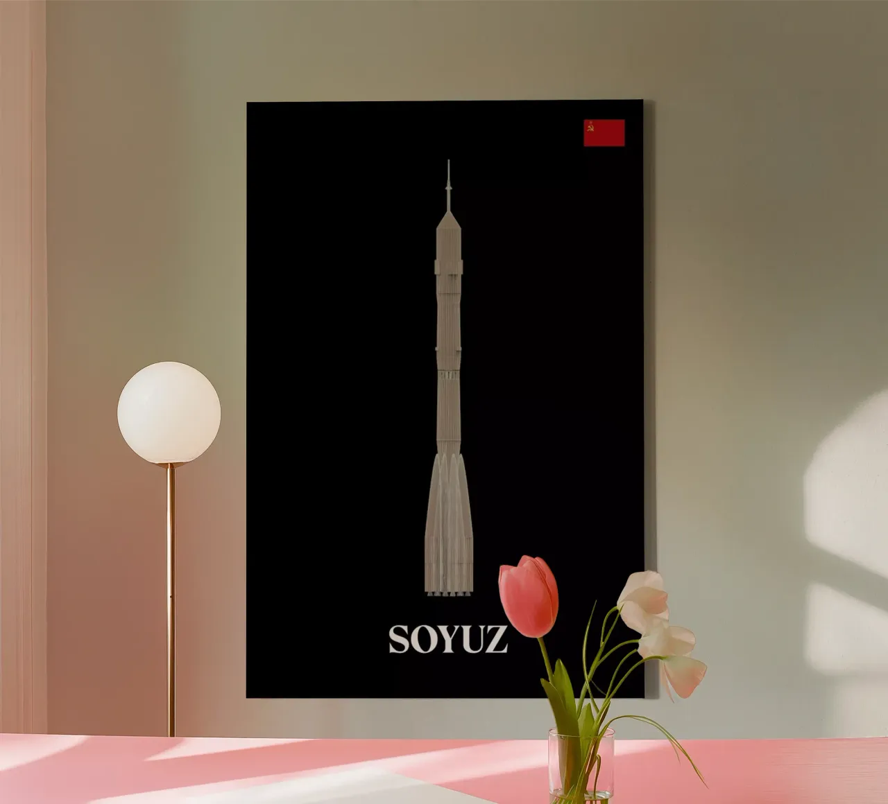 SOYUZ 1 tela con Cornice a cassetta da Marc Schulthess