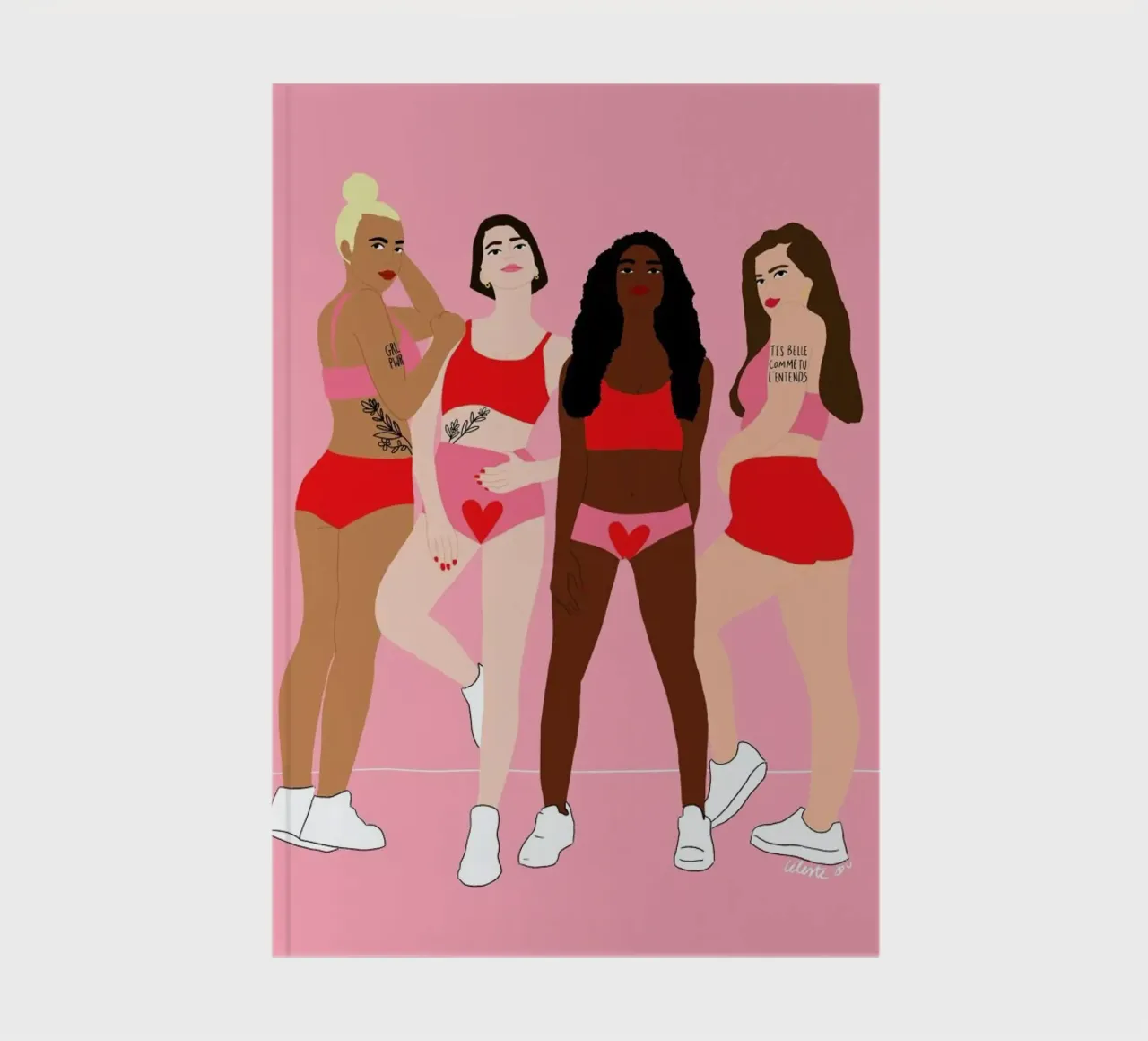 T'es belle comme notebook by Céleste Wallaert