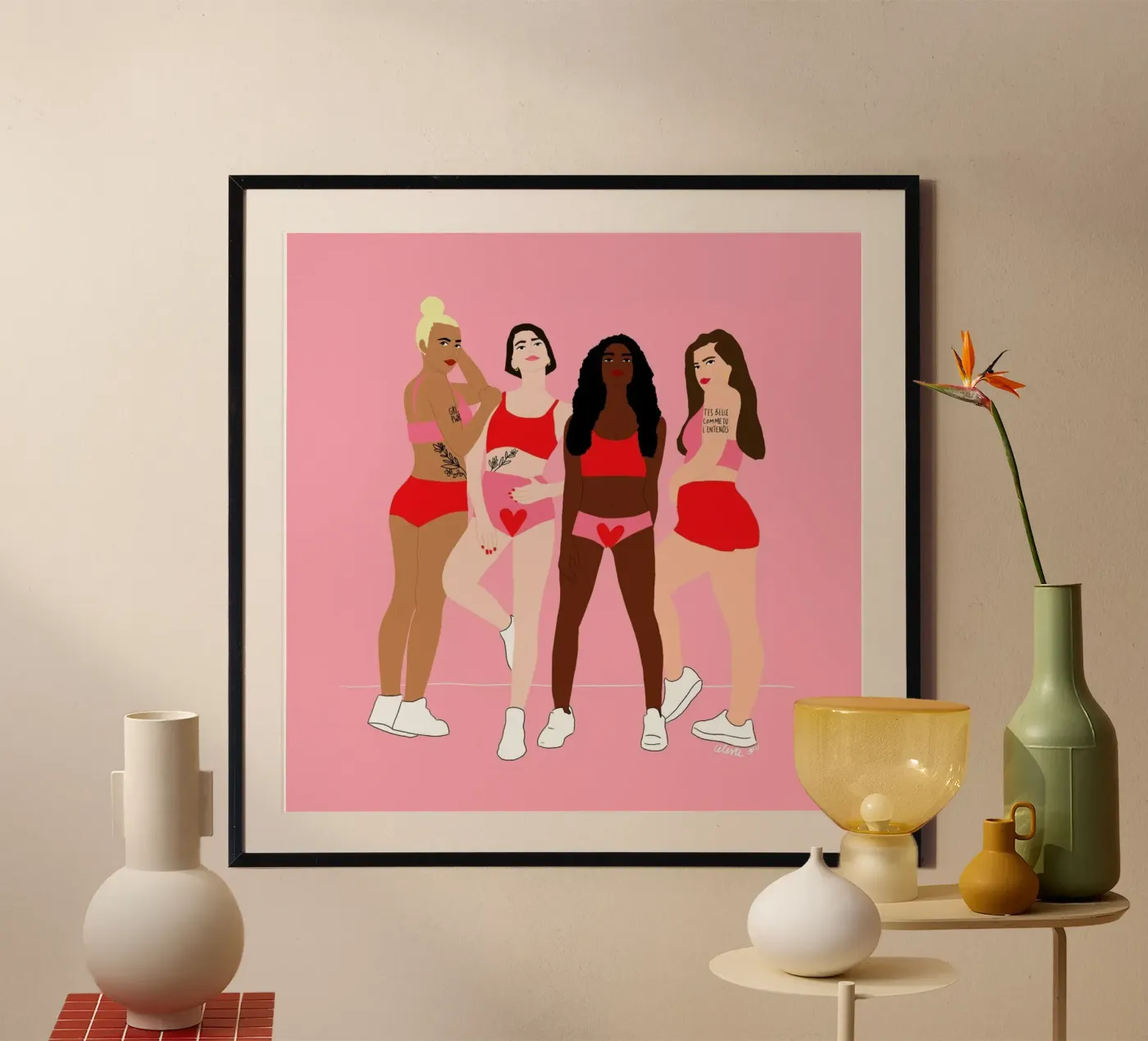 T'es belle comme poster da Céleste Wallaert