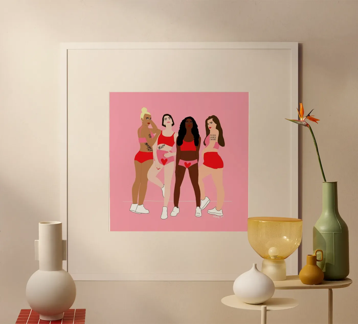 T'es belle comme poster da Céleste Wallaert