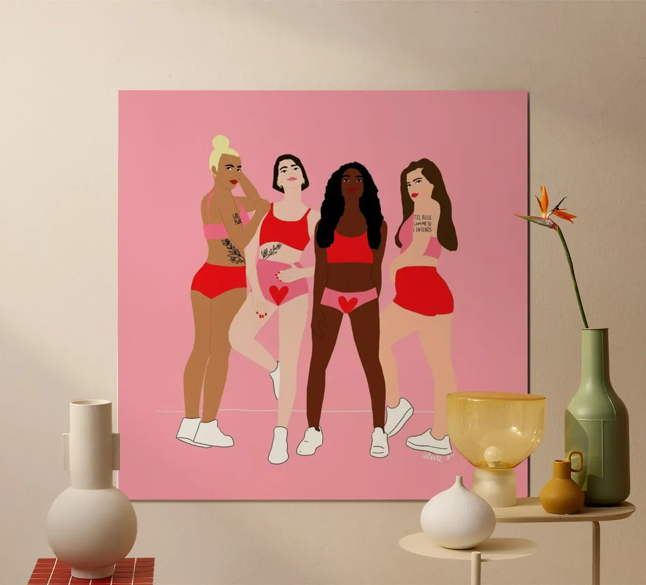 T'es belle comme hahnemühle by Céleste Wallaert