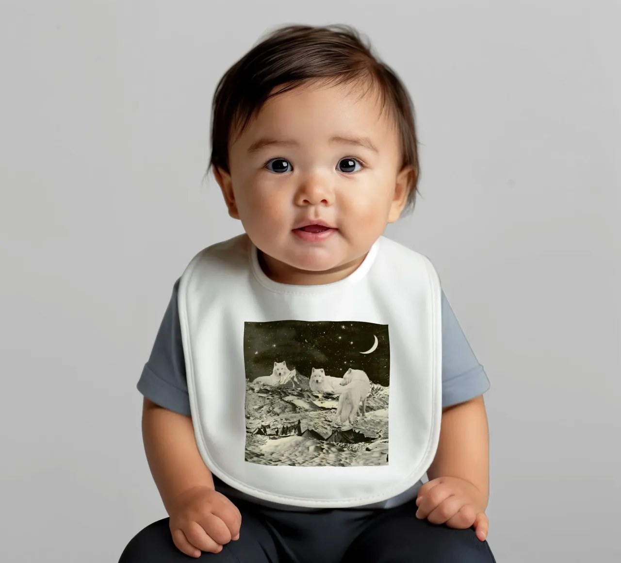 White Wolves bavaglino da Florent Bodart