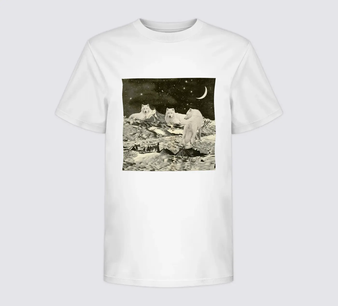 White Wolves t-shirt bambini da Florent Bodart