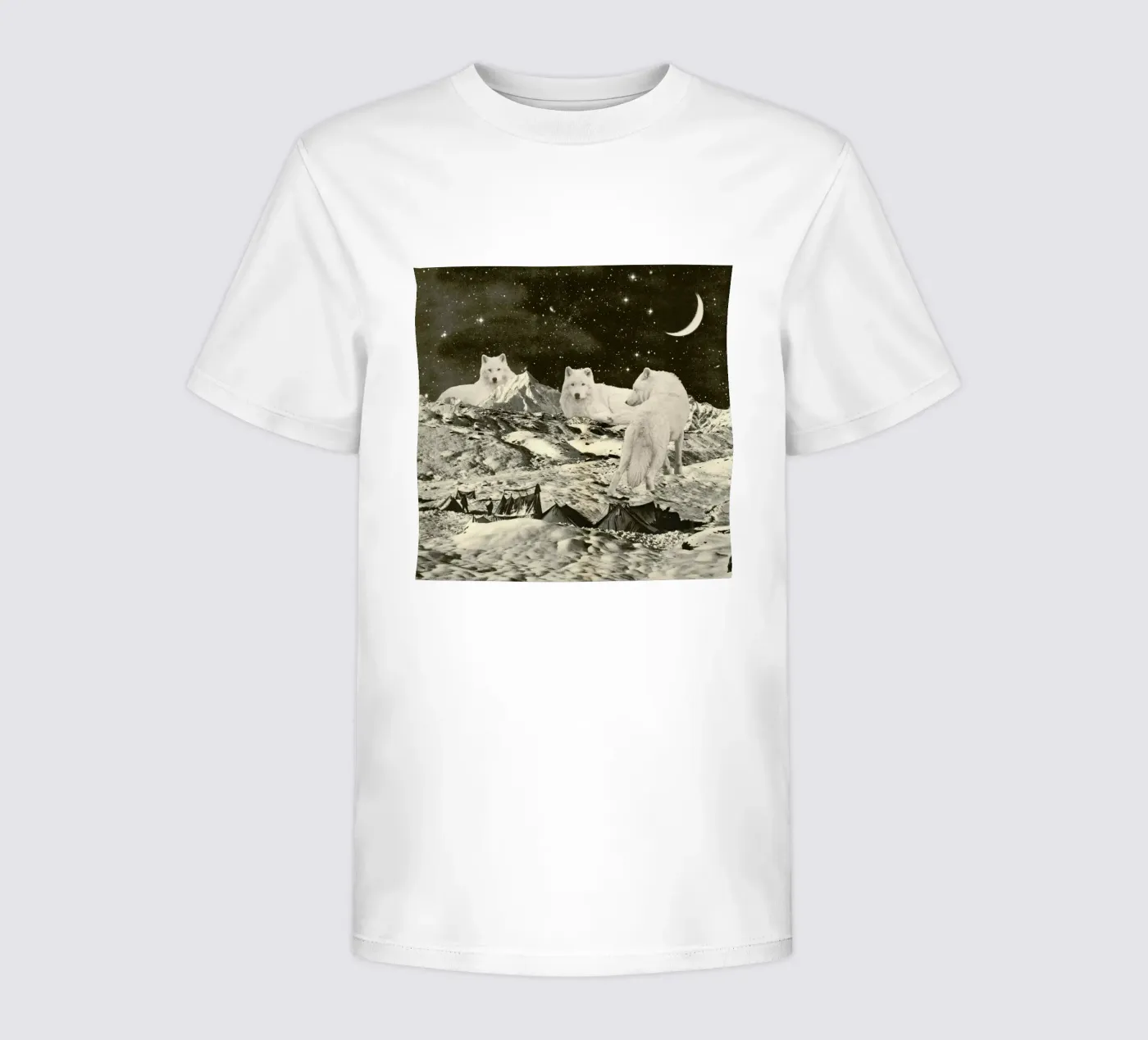 White Wolves t-shirt bambini da Florent Bodart