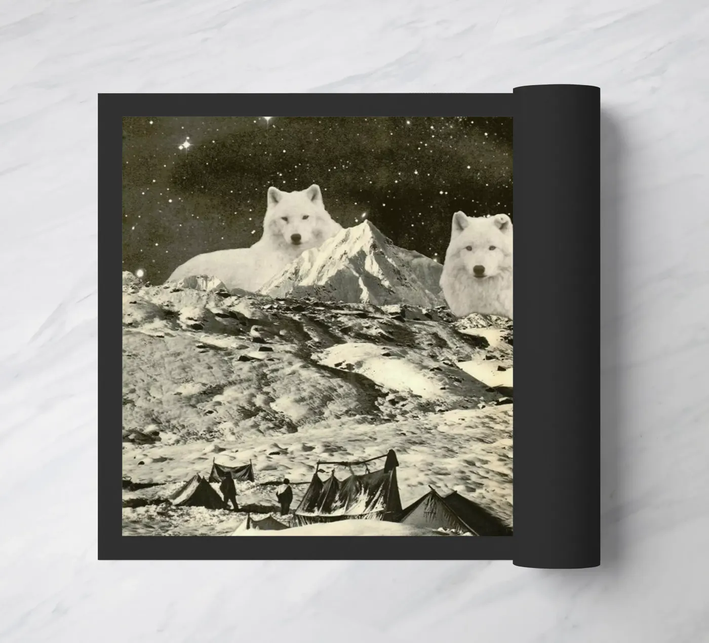 White Wolves deurmat van Florent Bodart