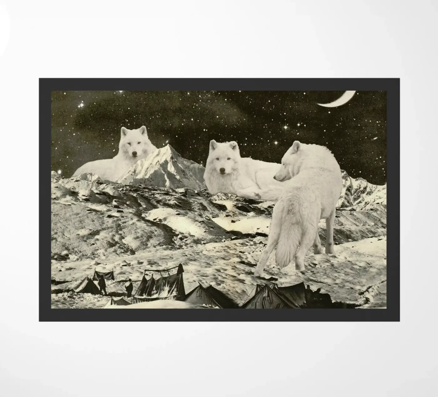 White Wolves deurmat van Florent Bodart