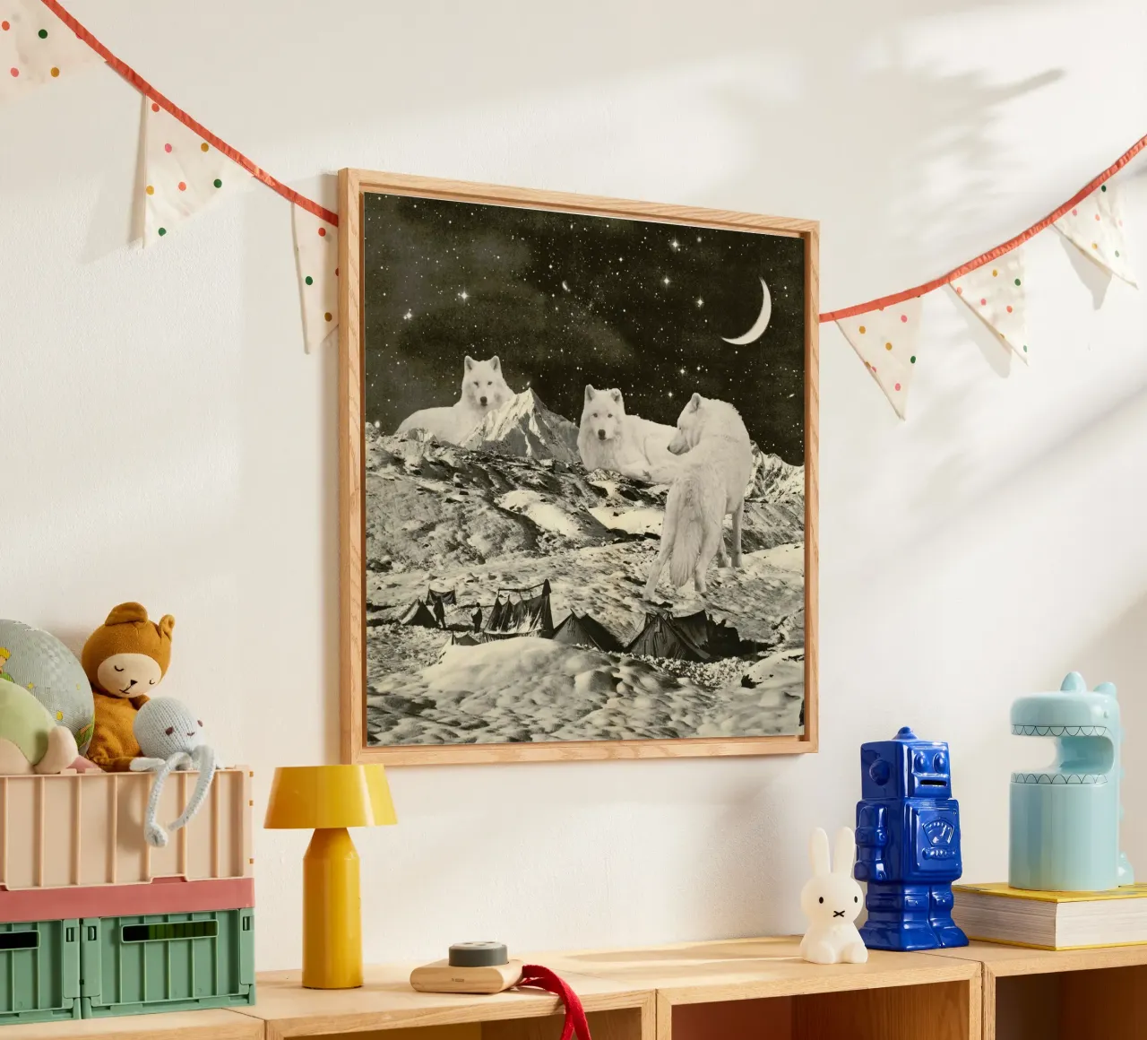 White Wolves plexiglass da Florent Bodart