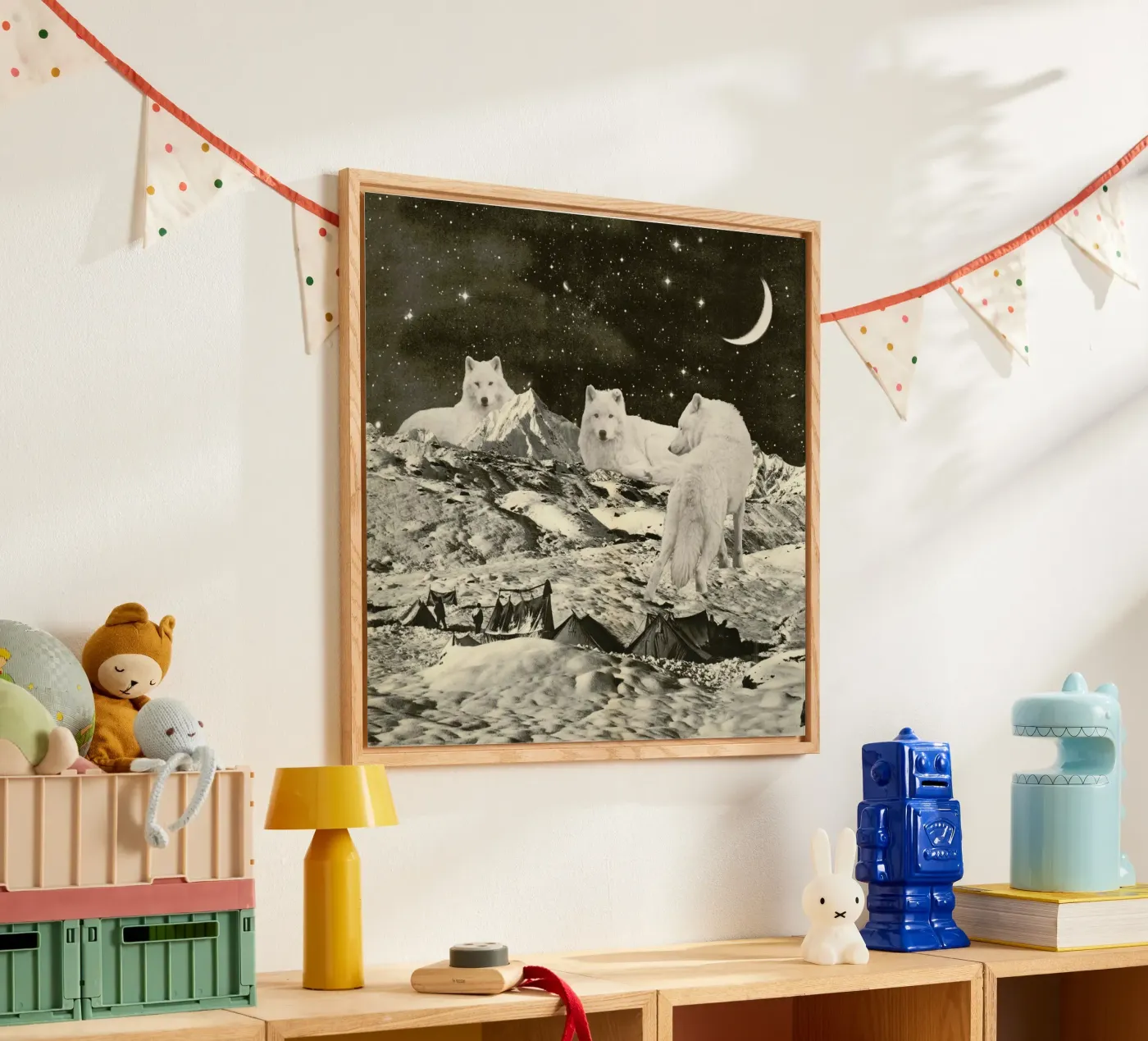 White Wolves plexiglas de Florent Bodart