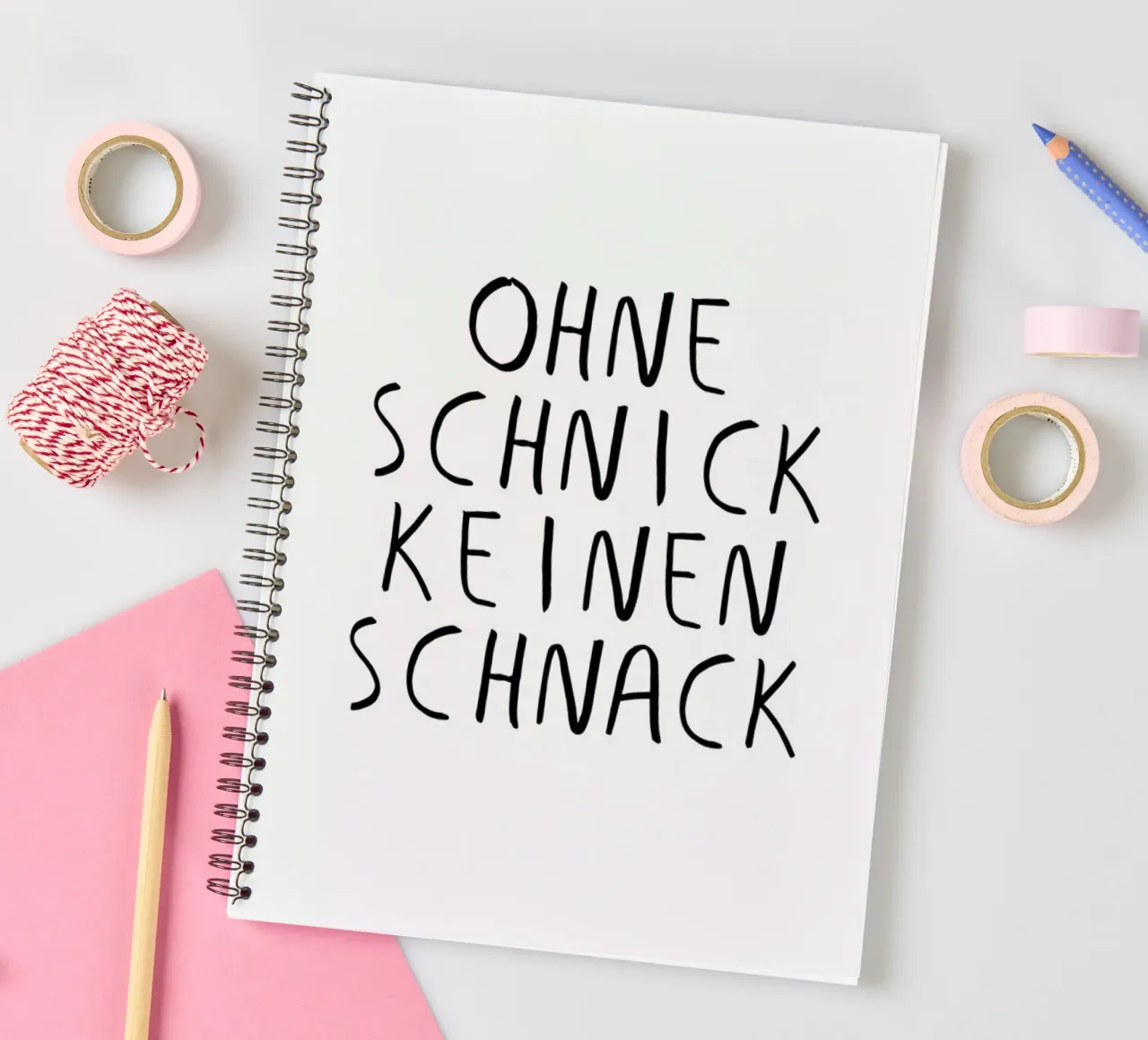 Schnick Schnack spiral notebook by Amy & Kurt