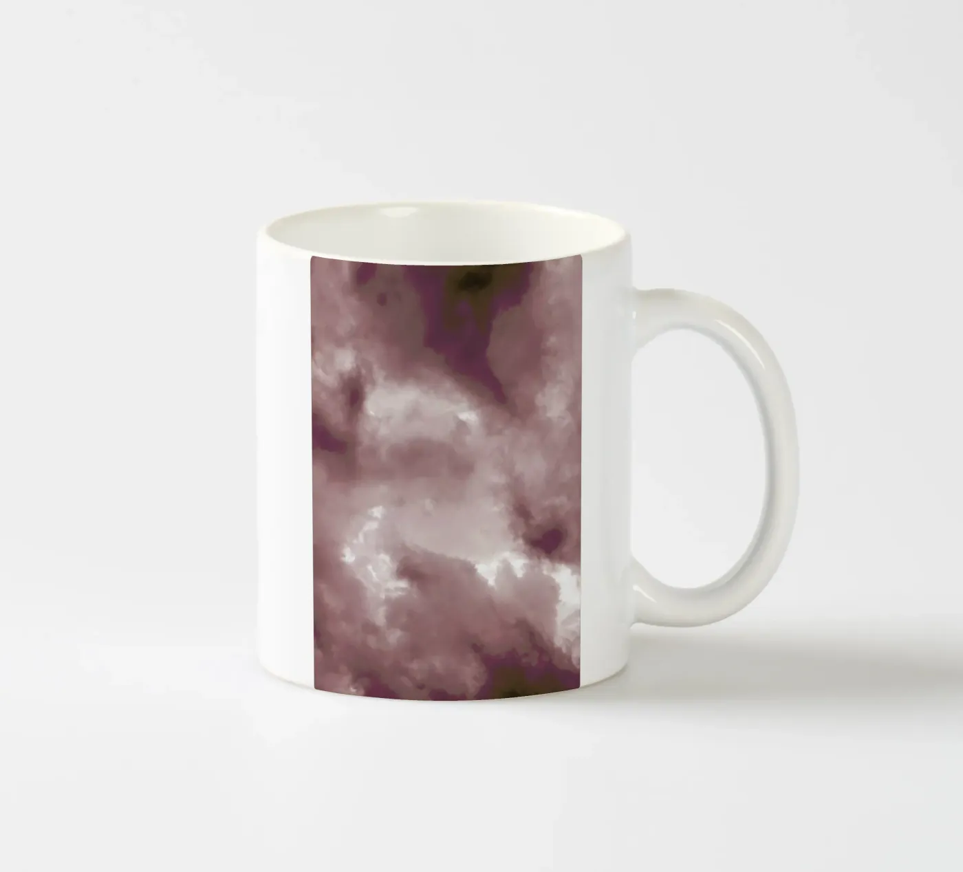 Blush Clouds ceramic mug by Studio Nahili