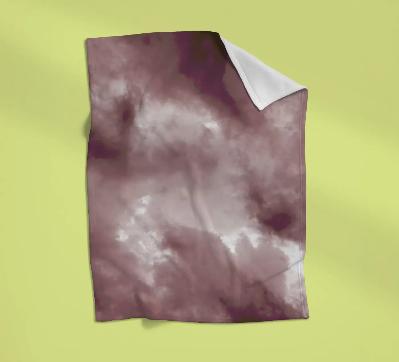 Blush Clouds Fleecedecke von Studio Nahili