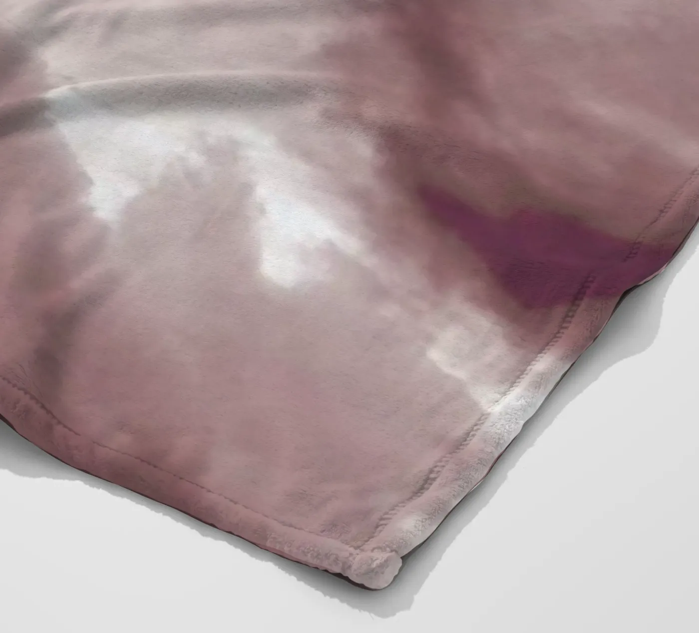 Blush Clouds Fleecedecke von Studio Nahili