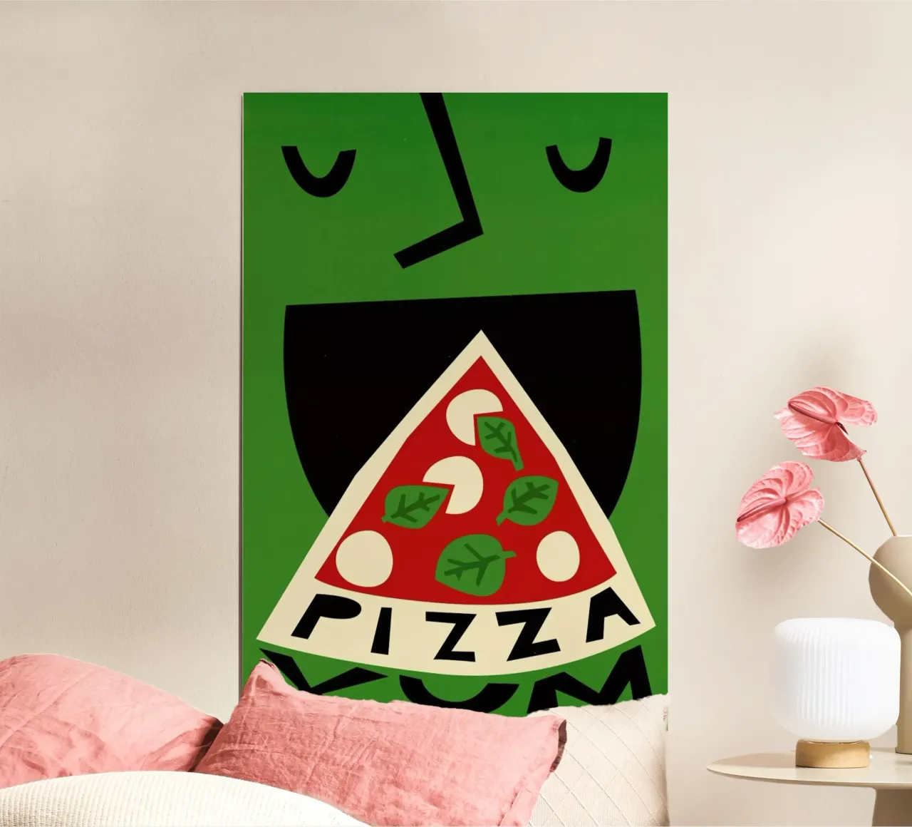 Yum Pizza poster da Fox & Velvet