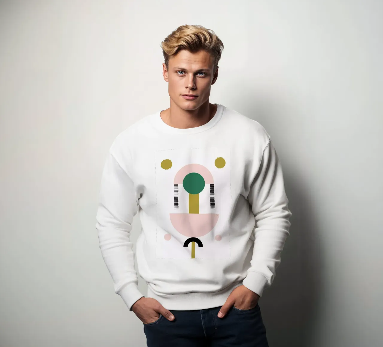Balancing Shapes sweatshirt van Linda Gobeta