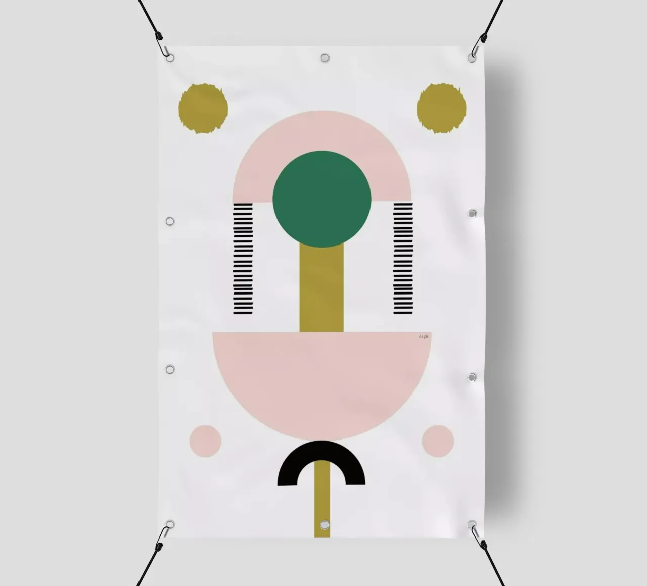 Balancing Shapes telo in pvc da Linda Gobeta