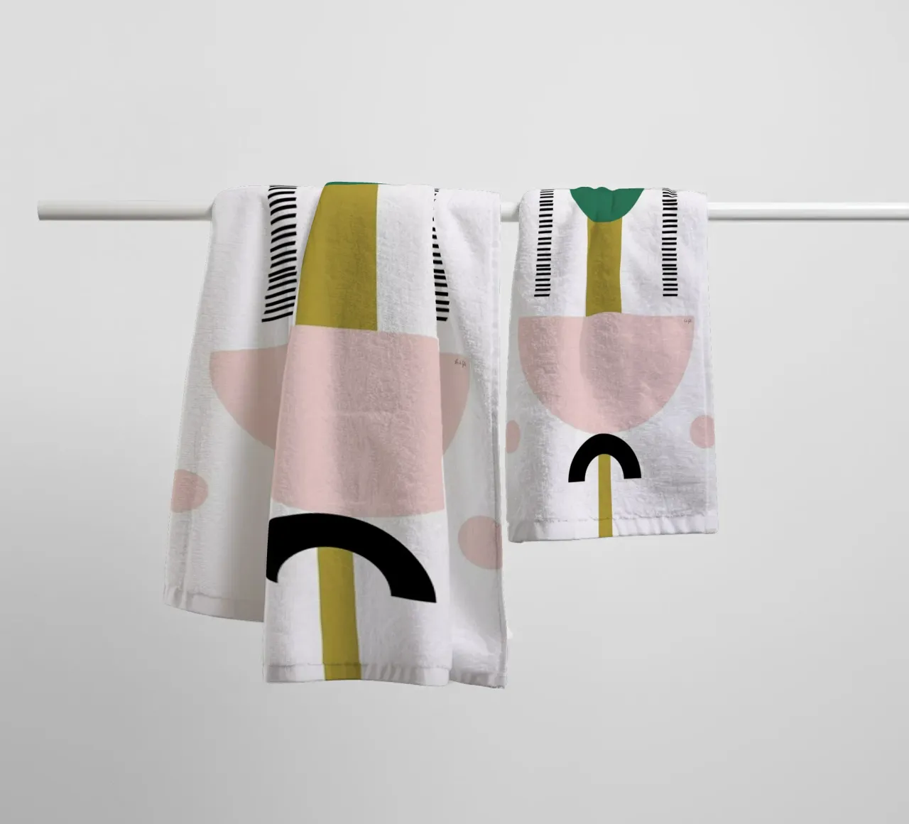 Balancing Shapes asciugamano da bagno da Linda Gobeta