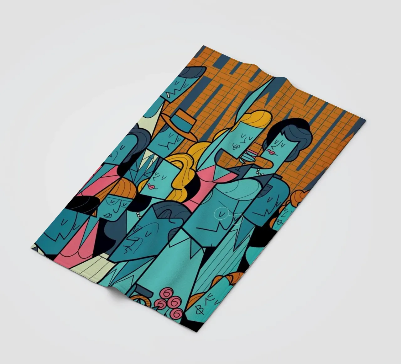 The Window fleece blanket by Ale Giorgini